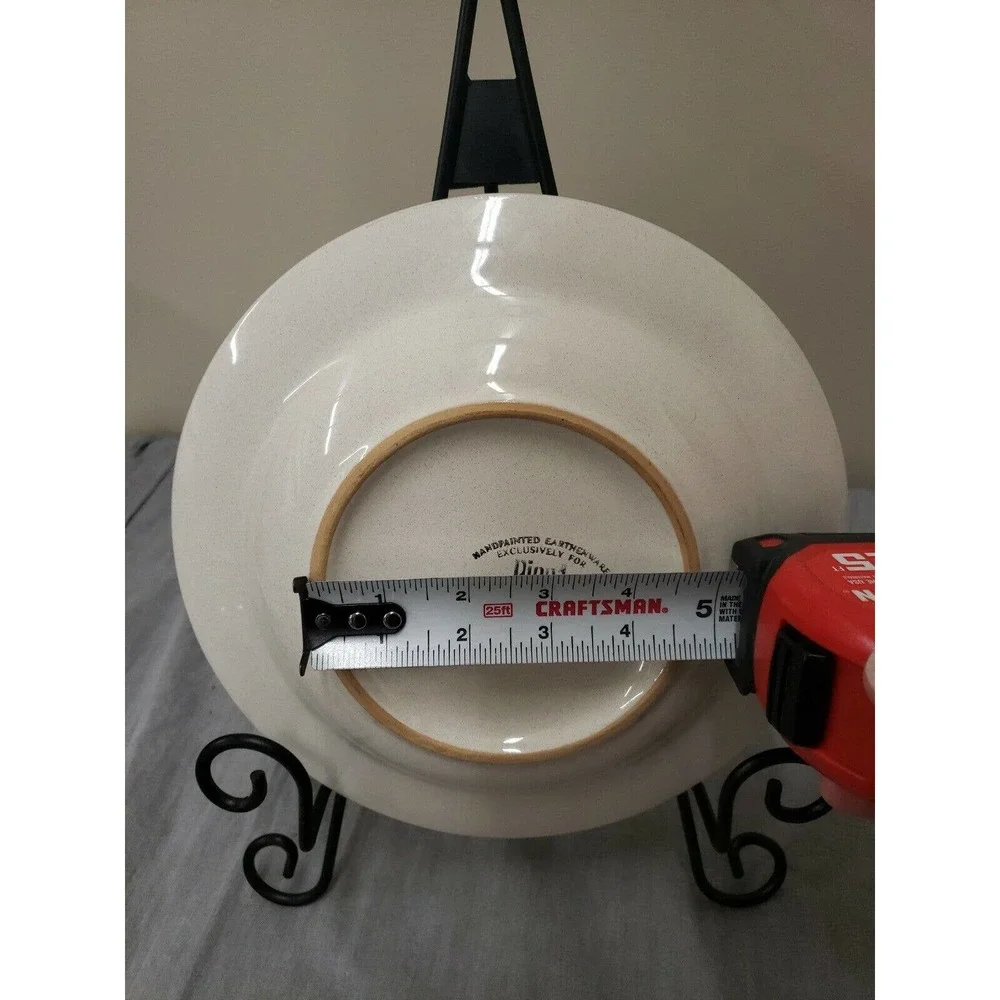 Pier 1 ITALIAN SWIRL Rimmed 9-1/2